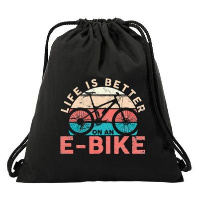 Life Is Better With An Ebike Electric Bike Battery Drawstring Bag