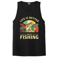 Life Is Better With Fishing Father Day Lover PosiCharge Competitor Tank