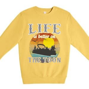 Life Is Better On The Toon Premium Crewneck Sweatshirt