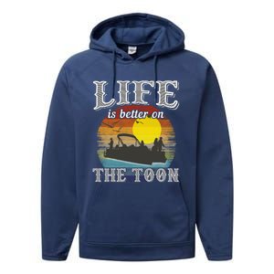 Life Is Better On The Toon Performance Fleece Hoodie