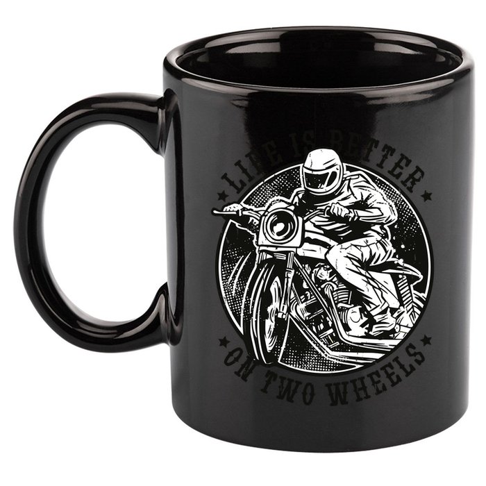 Life Is Better On Two Wheels 11oz C Handle Ceramic Mug