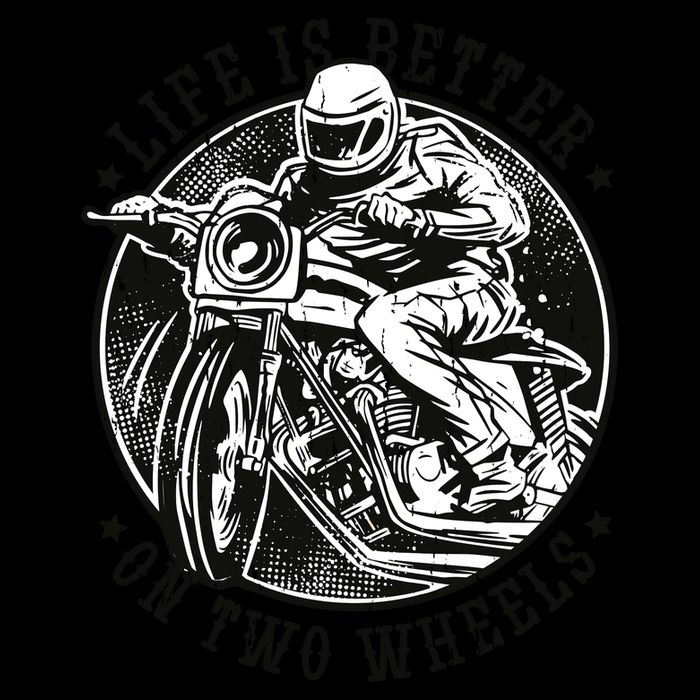 Life Is Better On Two Wheels 16 in Basic Backpack