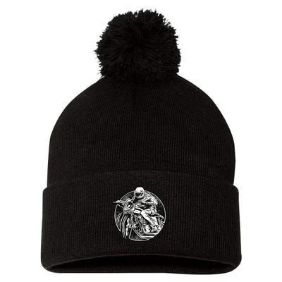Life Is Better On Two Wheels Pom Pom 12in Knit Beanie