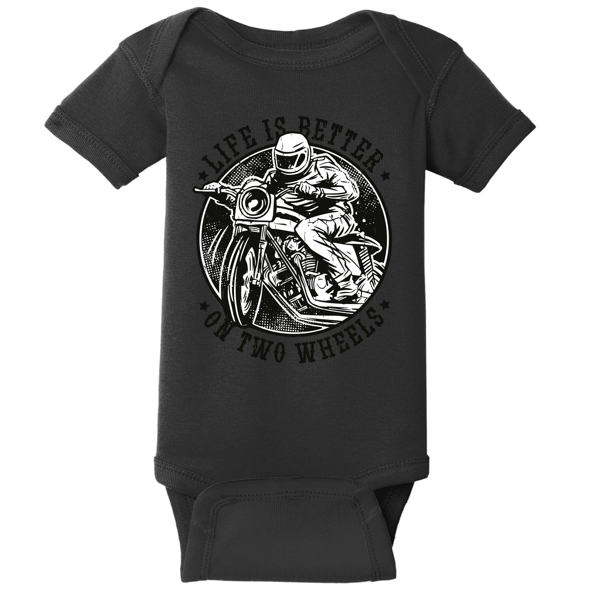 Life Is Better On Two Wheels Baby Bodysuit