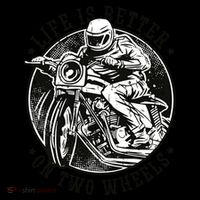 Life Is Better On Two Wheels Short Acrylic Beanie