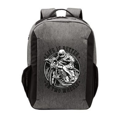 Life Is Better On Two Wheels Vector Backpack