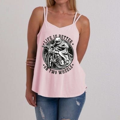 Life Is Better On Two Wheels Women's Strappy Tank