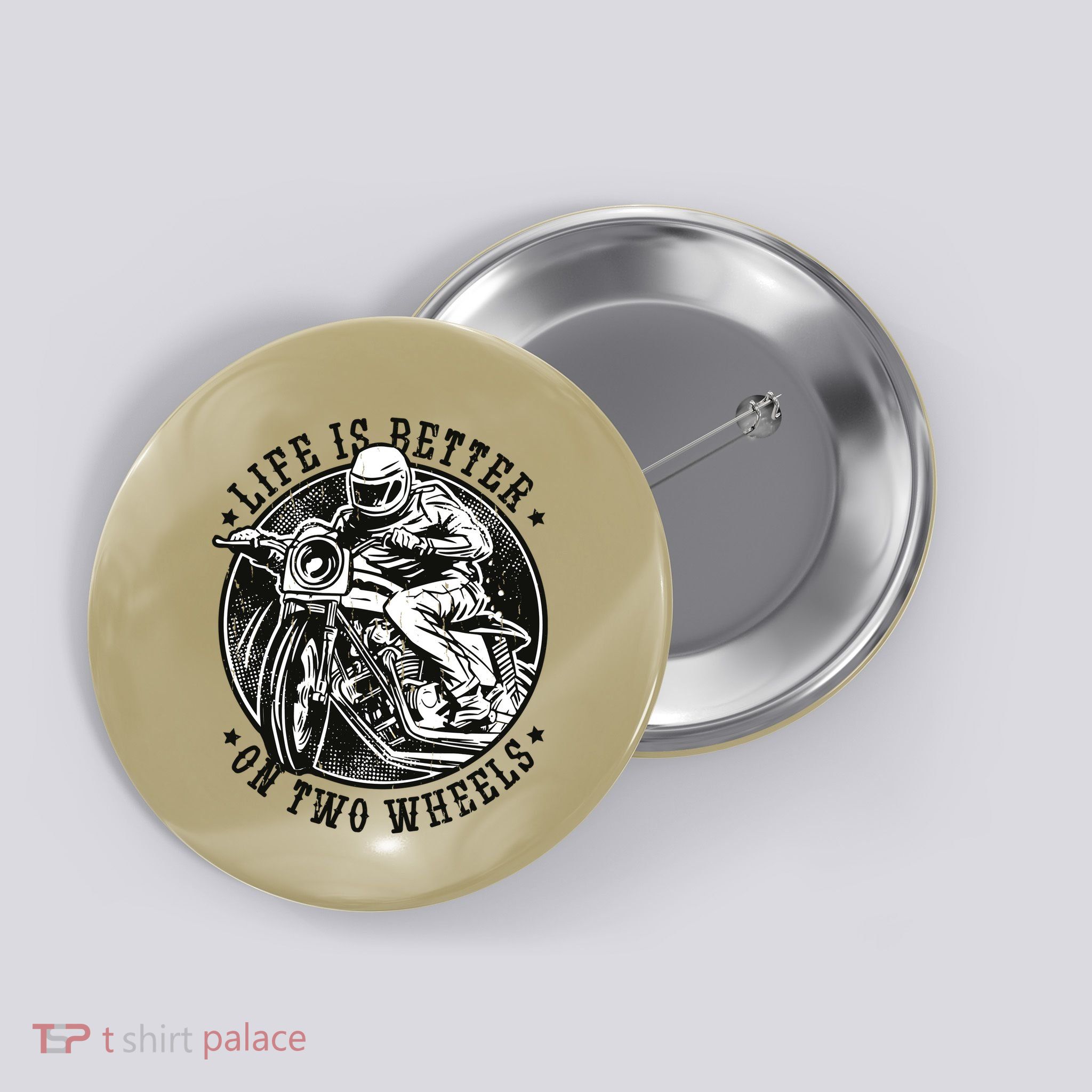 Life Is Better On Two Wheels Button
