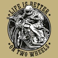 Life Is Better On Two Wheels Cooling Performance Long Sleeve Crew
