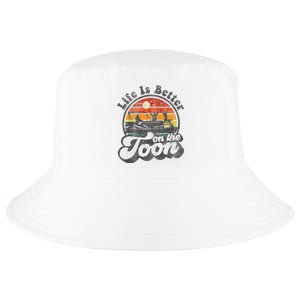 Life Is Better On The Toon Funny Pontoon Boat Boating Gift Cool Comfort Performance Bucket Hat