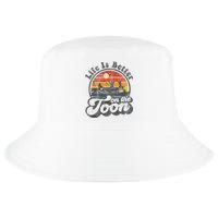 Life Is Better On The Toon Funny Pontoon Boat Boating Gift Cool Comfort Performance Bucket Hat