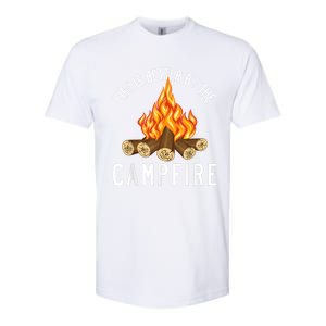 Life Is Better By The Campfire Funny Camping Outdoor Softstyle CVC T-Shirt