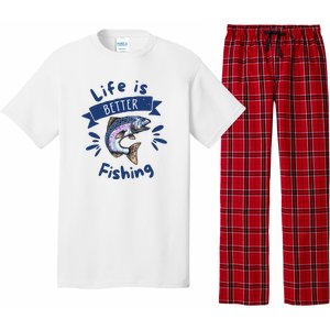 Life Is Better With Fishing Pajama Set