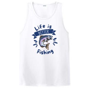 Life Is Better With Fishing PosiCharge Competitor Tank