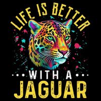Life Is Better With A JAGUAR Funny JAGUARS Drawstring Bag