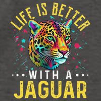 Life Is Better With A JAGUAR Funny JAGUARS Vector Backpack