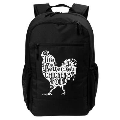Life Is Better With Chickens Shirts Animal Pet Farmer Backpack