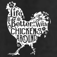 Life Is Better With Chickens Shirts Animal Pet Farmer Adult Drive Performance Visor