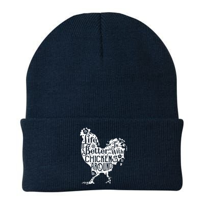 Life Is Better With Chickens Shirts Animal Pet Farmer Beanie
