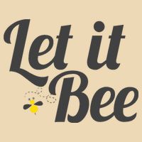 Let It Bee Funny Beehive Cute Beekeeping Gift Zip Tote Bag