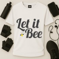 Let It Bee Funny Beehive Cute Beekeeping Gift Cooling Performance Crew T-Shirt