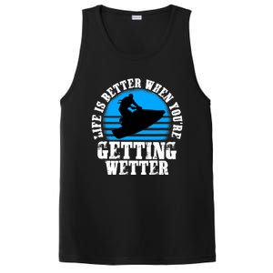 Life Is Better When You're Getting Wetter Waverunner PosiCharge Competitor Tank