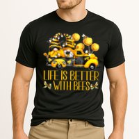 Life Is Better With Bees For Beekeeper Honey Bee Gnome Cute Gift Cooling Performance Crew T-Shirt
