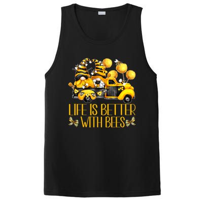 Life Is Better With Bees For Beekeeper Honey Bee Gnome Cute Gift PosiCharge Competitor Tank