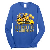 Life Is Better With Bees For Beekeeper Honey Bee Gnome Cute Gift Long Sleeve Shirt