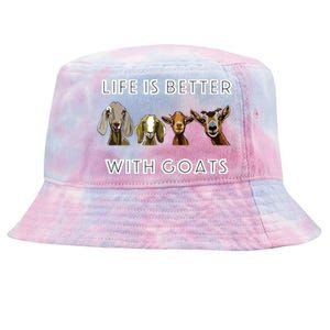 Life Is Better With Goats Goat Lover Tie-Dyed Bucket Hat