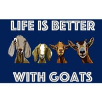 Life Is Better With Goats Goat Lover Bumper Sticker