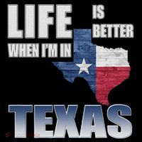 Life Is Better When IM In Texas Impact Tech Backpack