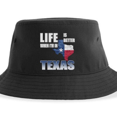 Life Is Better When IM In Texas Sustainable Bucket Hat