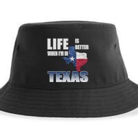 Life Is Better When IM In Texas Sustainable Bucket Hat