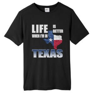 Life Is Better When IM In Texas Tall Fusion ChromaSoft Performance T-Shirt