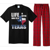 Life Is Better When IM In Texas Pajama Set