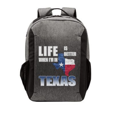 Life Is Better When IM In Texas Vector Backpack