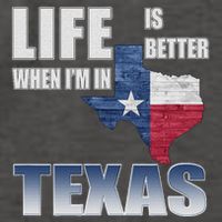 Life Is Better When IM In Texas Vector Backpack