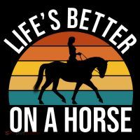 Life Is Better On A Horse Riding Gift 16 in Basic Backpack