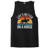 Life Is Better On A Horse Riding Gift PosiCharge Competitor Tank