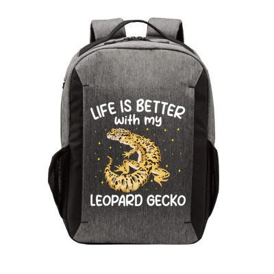 Life Is Better With My Leopard Gecko Funny Vector Backpack