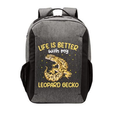 Life Is Better With My Leopard Gecko Funny Vector Backpack
