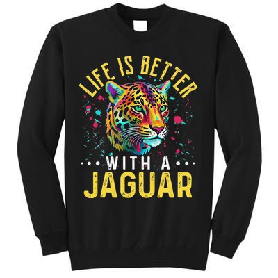 Life Is Better With A JAGUAR Funny JAGUARS Sweatshirt