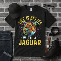 Life Is Better With A JAGUAR Funny JAGUARS Tall T-Shirt