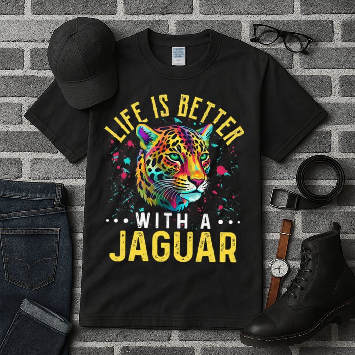 Life Is Better With A JAGUAR Funny JAGUARS Tall T-Shirt