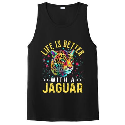 Life Is Better With A JAGUAR Funny JAGUARS PosiCharge Competitor Tank