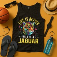Life Is Better With A JAGUAR Funny JAGUARS Tank Top