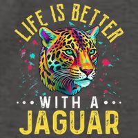 Life Is Better With A JAGUAR Funny JAGUARS Vector Backpack