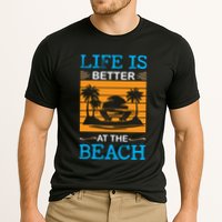 Life Is Better At The Beach Summer Vacation Quote Cooling Performance Crew T-Shirt