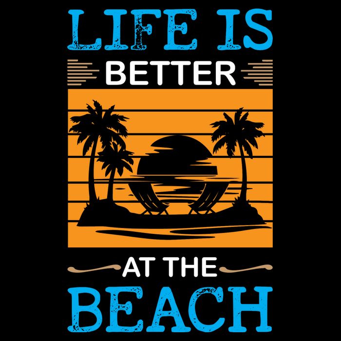Life Is Better At The Beach Summer Vacation Quote Wool Snapback Cap